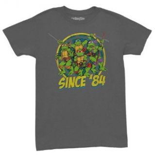 Teenage Mutant Ninja Turtles Since 84 Distressed Cartoon Hero Adult T Shirt Tee Clothing