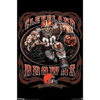 (22x34) Cleveland Browns (Mascot, Grinding It Out Since 1946) Sports Poster Print   Sports Fan Prints And Posters