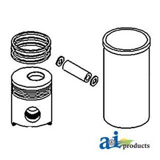 A & I Products Piston Liner Kit Replacement for Allis Chalmers Part Number SK471