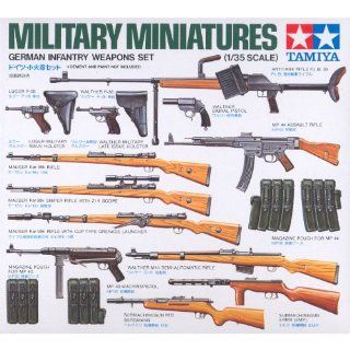 Tamiya Models German Infantry Weapons Set Toys & Games