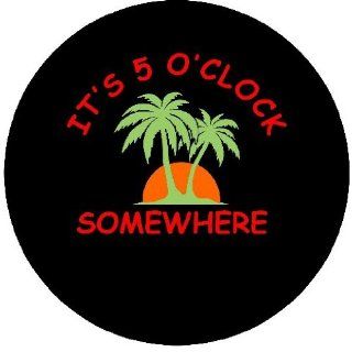 It's 5 o'clock Somewhere Malibu Spare Tire Cover  Sports Fan Tire And Wheel Covers  Sports & Outdoors