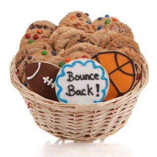 Bounce Back Soon Cookie Gift Basket  24 Pc.  Gourmet Baked Goods Gifts  Grocery & Gourmet Food