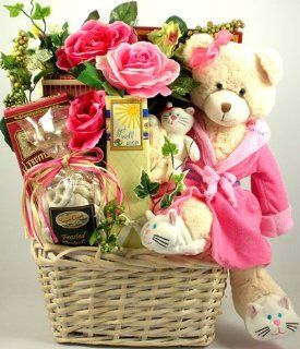 Get Well Beary Soon  Get Well Gift Basket with Plush Teddy Bear  Gourmet Snacks And Hors Doeuvres Gifts  Grocery & Gourmet Food