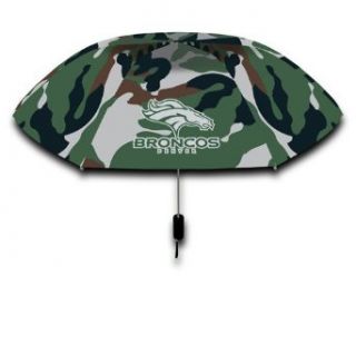 NFL Denver Broncos Folding Umbrella, Camouflage, 42 Inch  Sports Fan Golf Umbrellas  Clothing