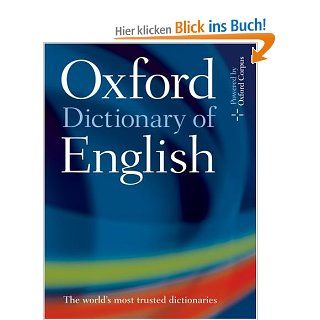 Oxford Dictionary of English (Diccionarios) Catherine Soanes, Angus Stevenson Bücher