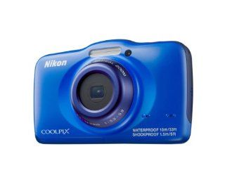 Nikon Coolpix S32 Digitalkamera 2,7 Zoll blau Kamera & Foto