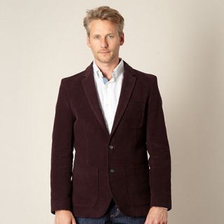 J by Jasper Conran Designer plum moleskin blazer jacket