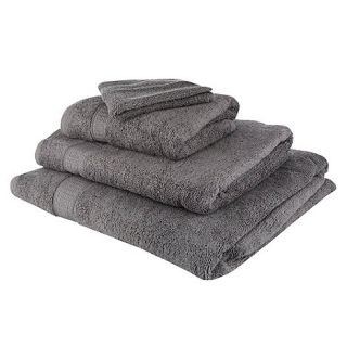 Dark grey super soft towel