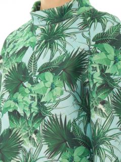 Tropical print neoprene sweatshirt  Emma Cook  IO