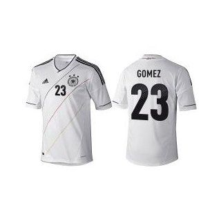 Adidas DFB Deutschland Heim Trikot Gomez Nr.23 Kinder EM2012 Farbe wei/schwarz, Gre 152 Sport & Freizeit