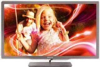 Philips 42PFL7406K/02 107 cm (42 Zoll) Ambilight LED Backlight Fernseher, EEK A (Full HD, 400 Hz PMR, DVB T/ C/ S2, Smart TV) silbergrau Heimkino, TV & Video