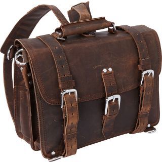 Vagabond Traveler 16 Large Full Leather Briefcase & Backpack