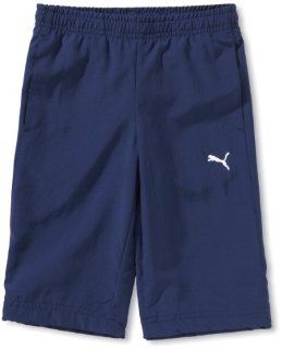 PUMA Jungen Hose 3/4 Woven, twilight blue, 116, 819498 07 Sport & Freizeit