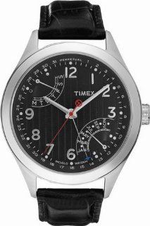 Timex Classic Herren Armbanduhr XL Ewiger Kalender Analog Leder T2N502 Uhren