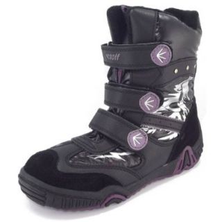 Woolf Woolf Tex Boots, schwarz/violett Schuhe & Handtaschen