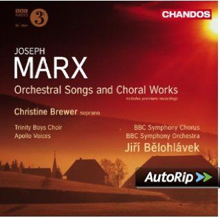 Marx Orchesterlieder und Chorwerke Musik