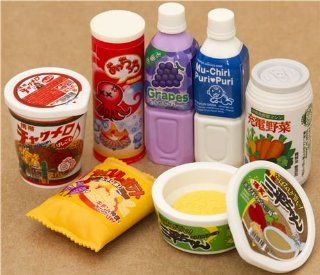 Iwako Radiergummi japanische Snacks 7 Stück Set Spielzeug