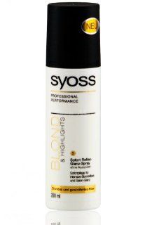 SYOSS Blond & Highlights Sofort Reflex Glanz Spray 200ml (Y18) Drogerie & Körperpflege