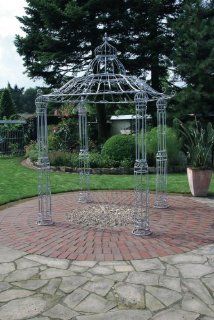 Rank Pavillon aus massivem Stahl Garten