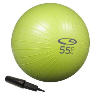 C9 Core Fitness Ball   AB   Basic   55 cm w/H. Pump   Lime