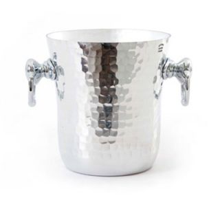 Mauviel 15.6cm Mpure Ice Bucket with Handles   Hammered Aluminum