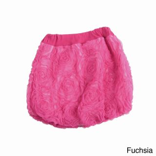 Paulinie Collection Girls Embellished Mesh Bubble Skirt