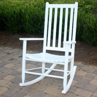 Dixie Seating Company Outdoor/Indoor Georgetown Slat Rocking Chair   Outdoor Rocking Chairs