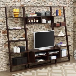 4D Concepts Arlington TV Stand with Wall Shelf   TV Stands