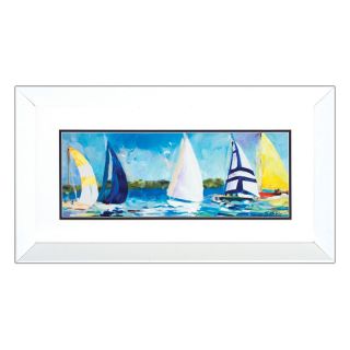 Regatta Framed Wall Art   Set of 2   27W x 15H in. ea.   Wall Art