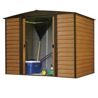 Arrow Dallas Euro 8 Ft. W x 6 Ft. D Steel Storage Shed