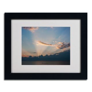 Trademark Art Inspiration Sunset II by Kurt Shaffer Matted Framed