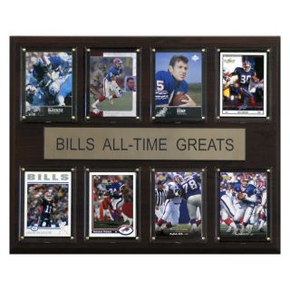 NFL 12 x 15 in. Buffalo Bills All Time Greats Plaque   Wall Art & Photography