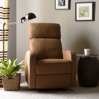 Furniture of America Carmona Sleek Leatherette Recliner   17124145