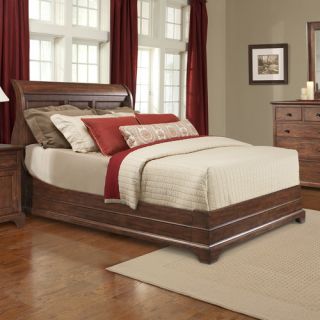 Cresent Furniture Retreat Cherry Sleigh Bed