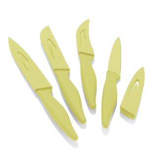 Michelle B. by Fagor 4 Piece Paring Set   Lemon Lime