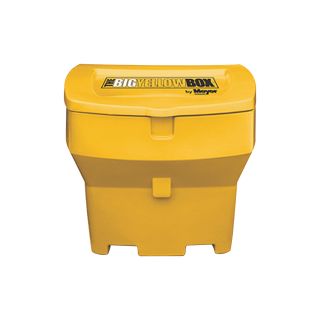 Meyer Big Yellow Box Storage System — 600-lb. Capacity, Model# 32403  Salt   Sand Storage