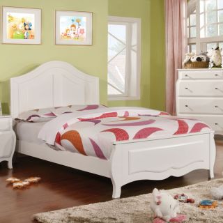 Furniture of America Elegant Tiana White Platform Bed