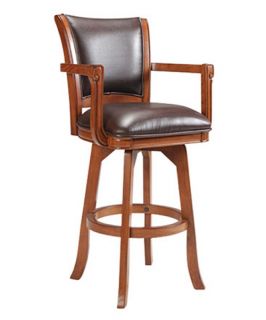 Hillsdale Park View 30 in. Swivel Bar Stool with Arms   Bar Stools
