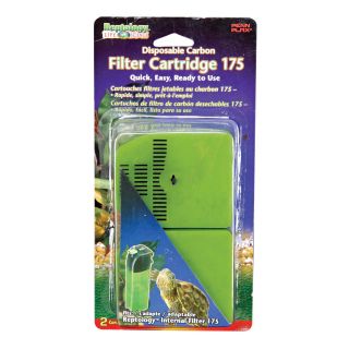 Penn Plax Reptology 9.25 in. Internal Filter Replacement Cartridges   Reptile Supplies