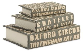 Central Line Book Boxes   Set of 3