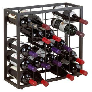 Wine Enthusiast Companies Table Top 25 Bottle Stackable Wine Rack