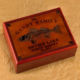 Personalized Gift Cabin Series Humidor by JDS Personalized Gifts