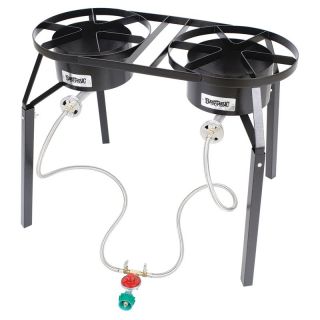 Bayou Classic Dual Burner Cooker   Fryers and Accessories