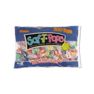 SPANGLER CANDY COMPANY Saf T Pops, Assorted Flavors, Individually