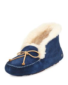 UGG Alena Collared Tie Slipper