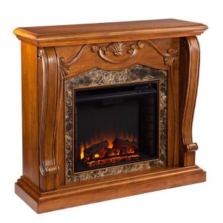 Sandro Walnut Electric Fireplace   14808526   Shopping