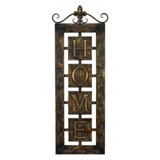 Home Metal Wall Plaque   15893864 Great