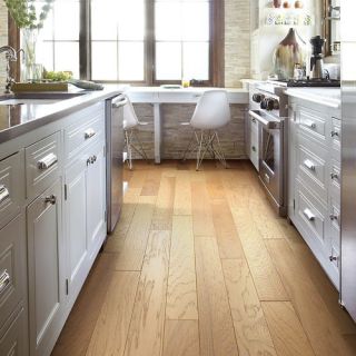 Engineered Hickory Hardwood Flooring in Parchment by Forest Valley