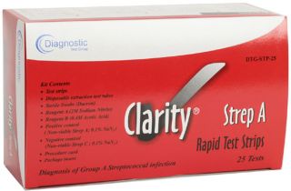 Clarity Strep A Test Strips (Box of 25)   10782530  