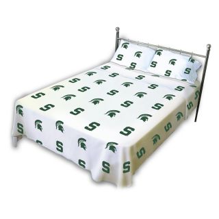 College Covers Collegiate Printed Sheet Set   White   Bed & Bath